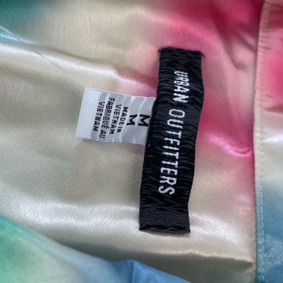 Urban Outfitters Tye Dye Short Sleeve Button Down Shirt Unisex Medium NEW - Picture 7 of 14